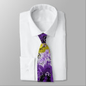 Non-Binary Dragon Damask - NonBinary Pride Vlag Stropdas (Gebonden)