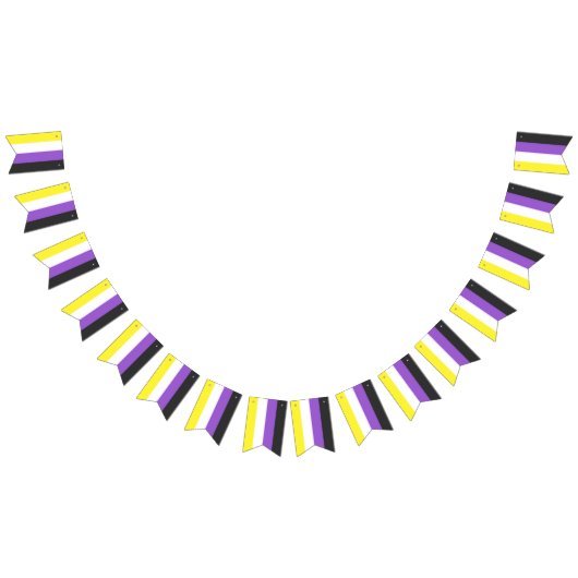 Non-Binary/Enby Pride Flag Vlaggetjes (Alle)