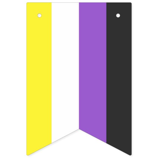 Non-Binary/Enby Pride Flag Vlaggetjes (Tweede vlag)