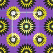 Non-Binary Pride seamless purple floral pattern Stof (Delen)