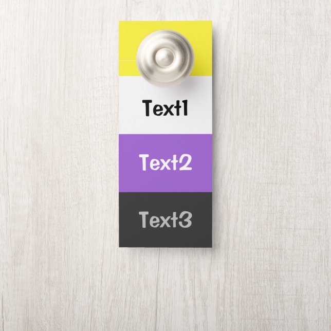 Non-Binary Pride vlag (Op knop)