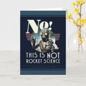 Non! Ce n'est pas la carte de voeux Rocket Science (Fleur jaune)