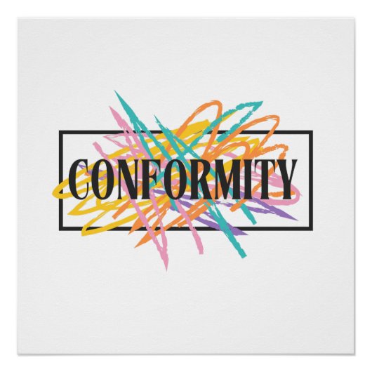 Non-Conformity Perfect Poster (Voorkant)