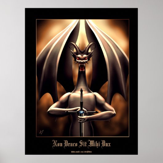Non Draco Sit Mihi Dux Poster (Voorkant)