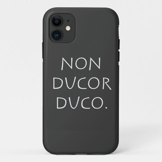 Non-ducor duco Case-Mate iPhone case (Achterkant)