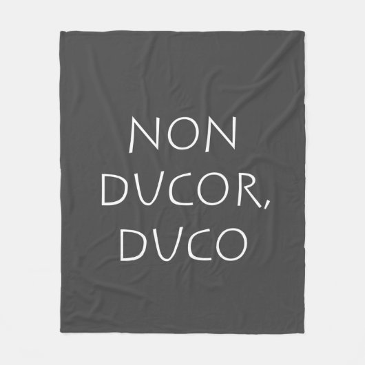 Non-ducor duco fleece deken (Voorkant)