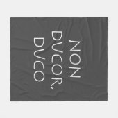 Non-ducor duco fleece deken (Voorkant (Horizontaal))