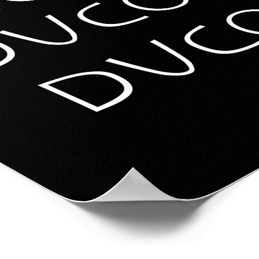 Non-ducor duco poster (Hoek)