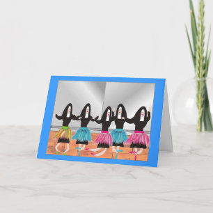 Non Geschenke an Ballerina Kaart