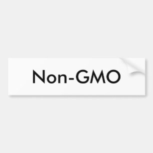 Non-GMO-sticker Bumpersticker
