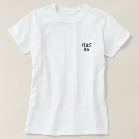 NON HABILLÉ POUR LE T-SHIRT DE GARÇONS (Design devant)