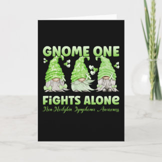 Non Hodgkin Lymfoom Cancer Limoen Ribbon Gnome Kaart