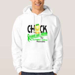 Non-Hodgkin lymfoom Chick Gone Lime Green 2 Hoodie