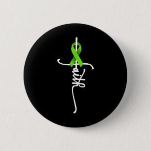 Non-Hodgkin-lymfoom kanker Faith Cancer Ronde Button 5,7 Cm