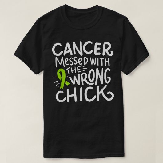 Non-Hodgkin Lymfoom kanker Survivor Chemo Gift Gre T-shirt (Design voorkant)
