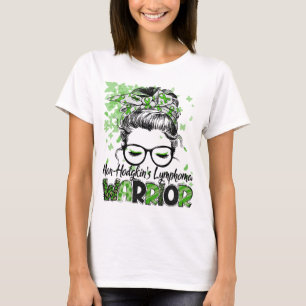 Non-Hodgkinlymfoom strijder vrouwen meisje overlev T-shirt