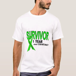 Non-Hodgkins Lymfoom 1 jaar Survivor T-shirt