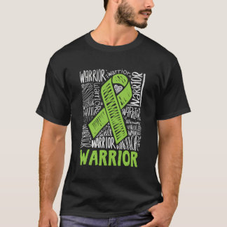 Non-Hodgkins Lymfoom Warrior Lime Groen Bewustzijn T-shirt
