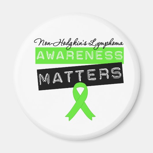 Non-Hodgkin's Lymphoma Awareness Matters Magneet (Voorkant)