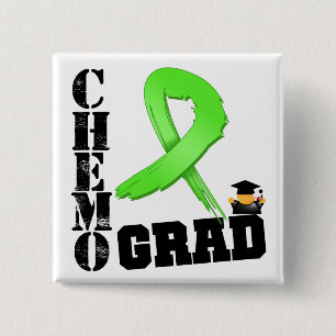 Non-Hodgkins Lymphoma Chemo Afstudeerder Vierkante Button 5,1 Cm