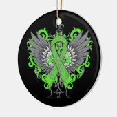 Non-Hodgkins Lymphoma Cool Wings Keramisch Ornament (Links)