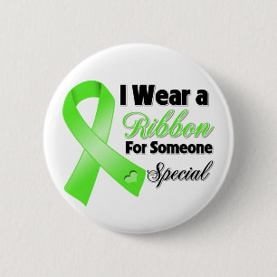 Non-Hodgkins Lymphoma Ribbon Iemand speciaal Ronde Button 5,7 Cm