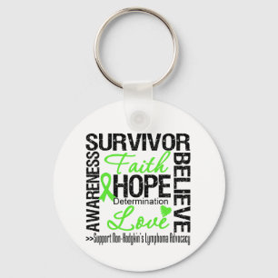 Non Hodgkins Lymphoma Survivors Motto Sleutelhanger