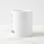 Non Juste Non Chat – Tasse de Café Drôle pour les (Devant)
