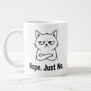 Non Juste Non Chat – Tasse de Café Drôle pour les 