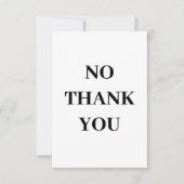 NON Merci Cartes Dites Non Merci (Devant)