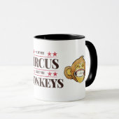 Non mon cirque, non ma tasse de singes (Devant droit)