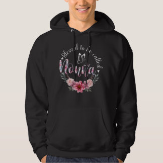 "Non na Women Floral Decor Gran" genaamd Hoodie