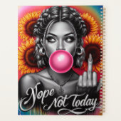 Non pas aujourd'hui sassy femme drôle femme mère s (Dos)