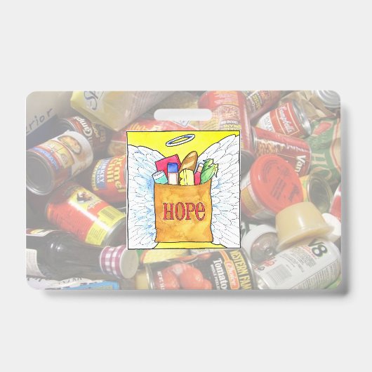 Non-profit liefdadigheidsinstelling Client ID-kaar Badge (Voorzijde)