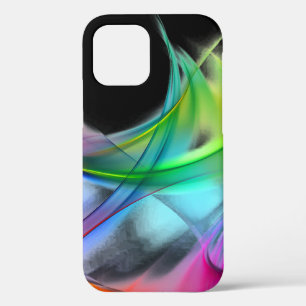 Non Rainbow Abstract ontwerp iPhone 12 Hoesje