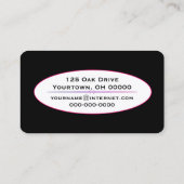 Non Rainbow Abstract ontwerp Visitekaartje (Achterkant)