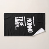 Non, Revenez | Cadeau grand-père (Serviette à main)