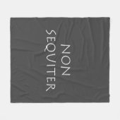 Non-sequiteur Fleece Deken (Voorkant (Horizontaal))