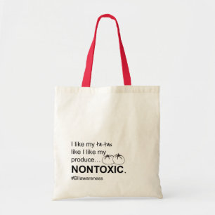 Non-toxische Productie BII Bewustmakingsmarkt Canv Tote Bag