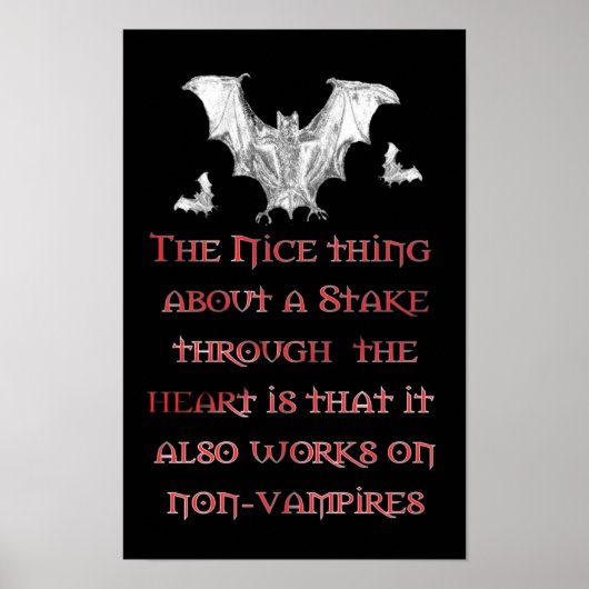 Non-Vampires Poster (Voorkant)