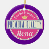 Nona (Funny) Gift Keramisch Ornament (Voorkant)