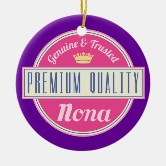 Nona (Funny) Gift Keramisch Ornament (Voorkant)