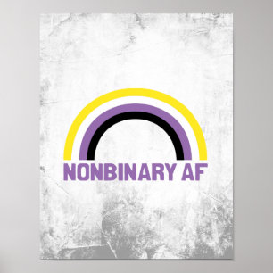 Nonbinaire AF Poster