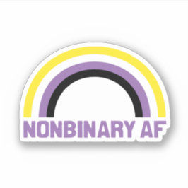 NONBINAIRE AF STICKER