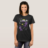Nonbinary Cats Space Enby Pride Flag Lgbt Girls Ki T-shirt (Voorkant volledig)