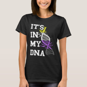 Nonbinary DNA Molecule LGBT Nonbinary Pride Nonbin T-shirt