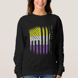 Nonbinary Flag Enby Genderqueer Niet Binair Trui
