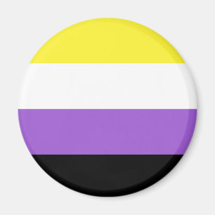 Nonbinary Flag LGBT Magnet Magneet