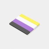NonBinary Flag Post-it® Notes (Schuin)