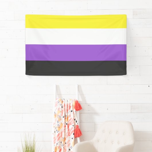 NonBinary Flag Spandoek (Insitu)